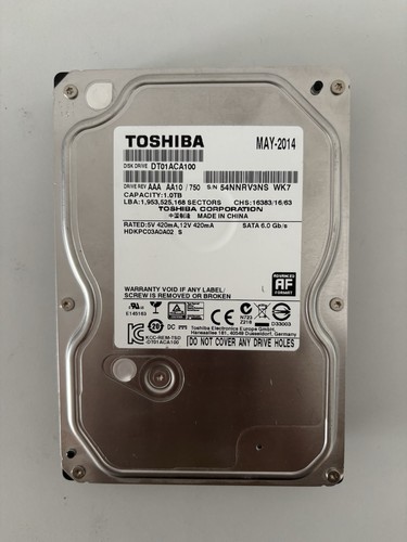 Toshiba dt01aca100 3 5 - 1, 3,5
