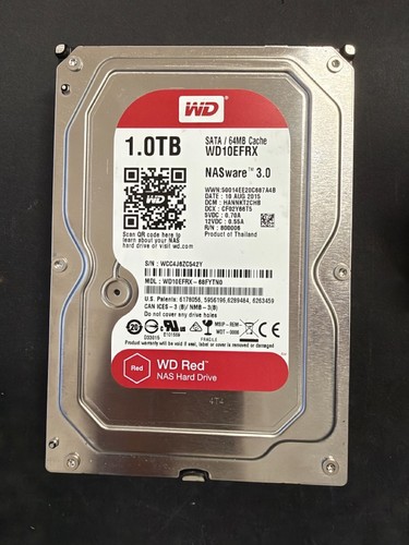 Hard disk red 1tb - wd,