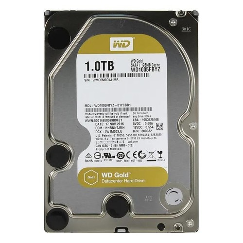 Hdd gold 1tb - wd, 3,5"