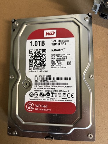 Western digital rosso 1tb - rosso, 3,5"