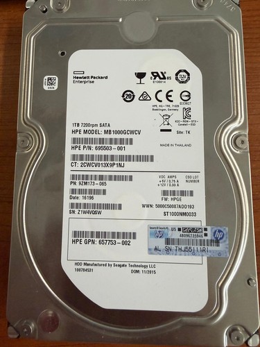 Hpe mb1000gcwcv 1tb sata - sata, 3.5"