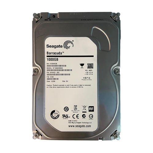 Hdd seagate barracuda 1tb - barracuda, 3.5"