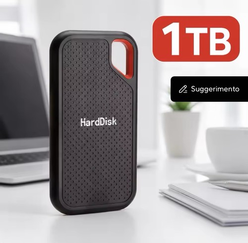 Hdd esterno portatile 1tb usb - esterno,