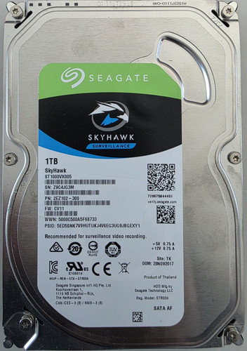 Seagate skyhawk 1tb - skyhawk,