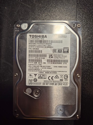 Hdd toshiba 1tb - hdd, 3,5"