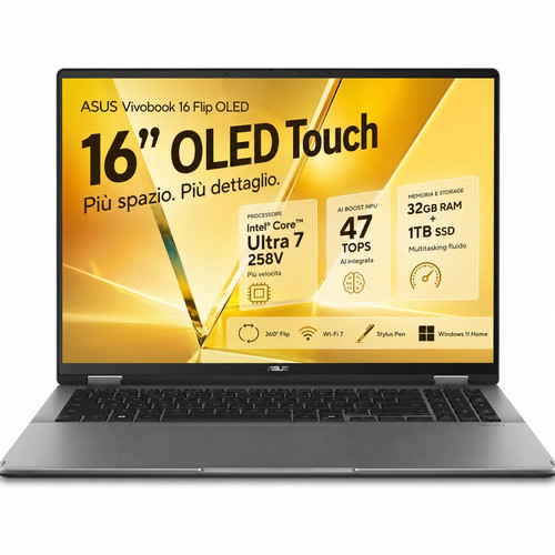 Asus vivobook flip - flip, 16"