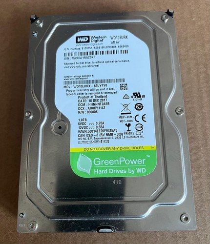 Western digital wd10eurx - western, av-gp