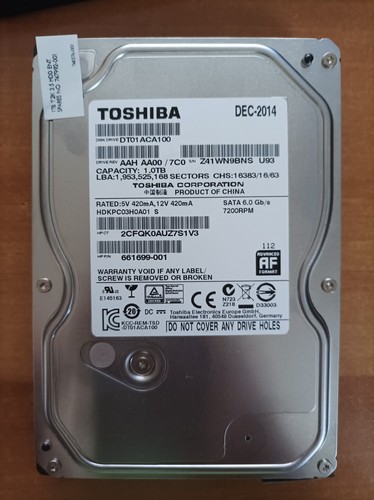 Toshiba dt01aca100 1tb - toshiba, 3.5"