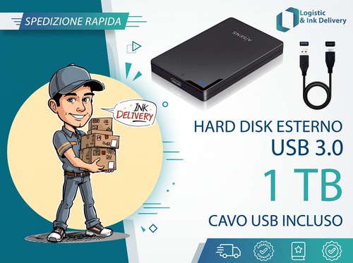 Hdd hard disk esterno - esterno, tb