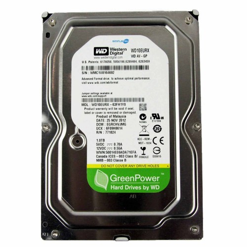 Hdd 1tb wd10eurx - wd,