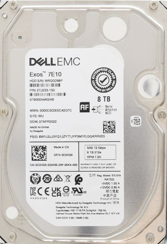 Disque dur dell 8tb - disque,